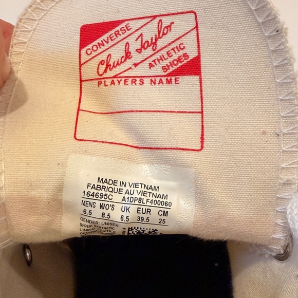 CONVERSE x JW Anderson Chuck Taylor 70 “Glitter Pack” Sneakers Size W8.5/M6.5 - Picture 5 of 5